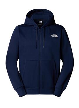 Sudadera The North Face Dome Full Zip azul para hombre