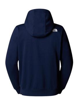 Sudadera The North Face Dome Full Zip azul para hombre