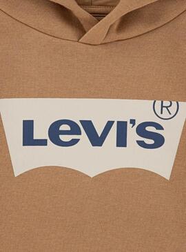 Sudadera Levis Batwing beige para niño