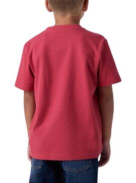 Camiseta Levis Streamline rojo para niño