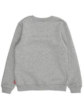 Sudadera Levis Streamline gris para niño
