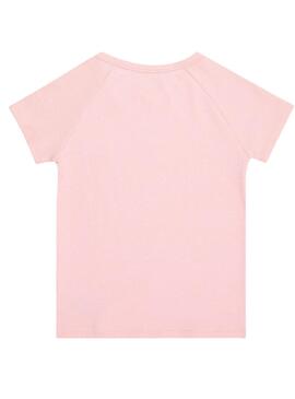 Camiseta Levis Boot rosa para niña