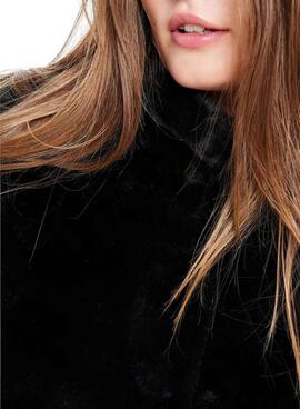 Chaqueta de pelo sintético de Only Onlvida negro para mujer