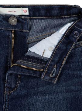 Pantalón vaquero Levis 726 flare para niña