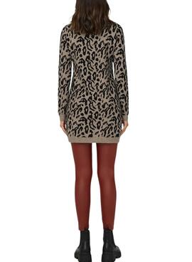 Vestido de punto Only Onljenni marrón para mujer
