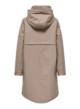 Chubasquero Only Onlelisa camel para mujer