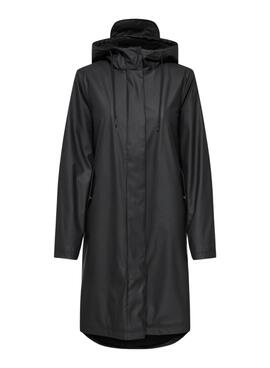 Chubasquero Only Onlelisa negro para mujer