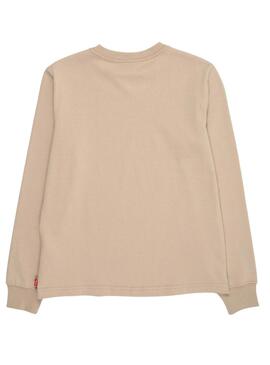 Camiseta Levis Legendary beige para niño