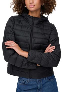 Cazadora acolchada Only Tahia negro para mujer