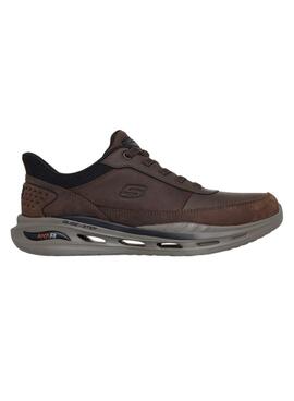 Zapatillas Skechers Arch Fit marrón para hombre