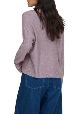 Jersey Only Onlarizona violeta lentejuelas para mujer