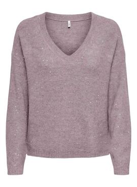 Jersey Only Onlarizona violeta lentejuelas para mujer