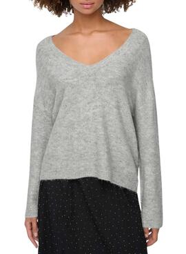 Jersey Only Onlarizona gris claro lentejuelas para mujer