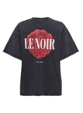 Camiseta Only Kinna negro para mujer