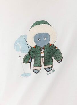 Camiseta El Pulpo Esquimal blanco para hombre