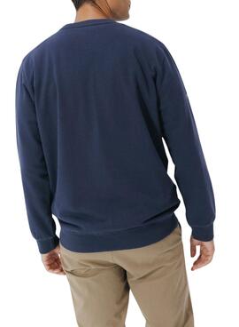 Sudadera El Pulpo Esquimal azul para hombre
