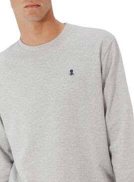 Sudadera El Pulpo gris vigoré para hombre