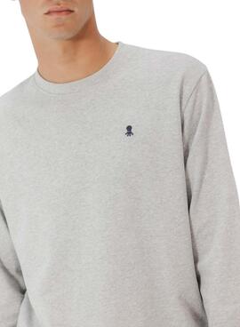 Sudadera El Pulpo gris vigoré para hombre