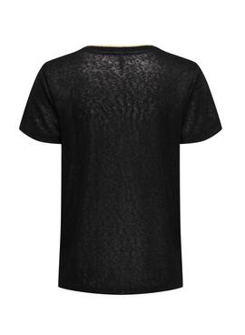 Camiseta Only Beatrice negro para mujer