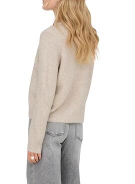 ONLZOEY L/S REGULAR CARDIGAN KNT WhiecapGray Melan