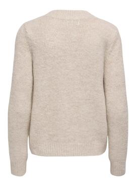 ONLZOEY L/S REGULAR CARDIGAN KNT WhiecapGray Melan