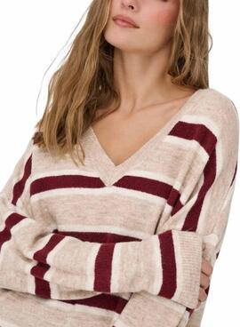Jersey de punto Only Talio rayas para mujer