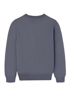 Sudadera Silbon Raqueta azul vintage para niño
