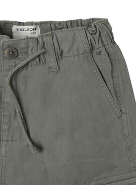 Pantalón Silbon cargo verde para niño