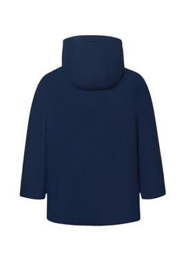 Abrigo Silbon acochado azul para niño