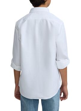 Camisa Silbon Oxford blanco para niño