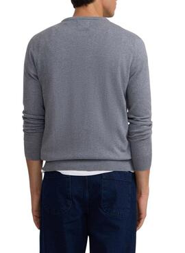 Jersey Silbon básico gris para hombre