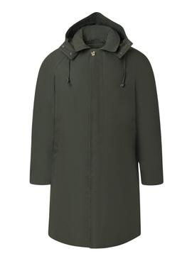 Gabardina Silbon verde para hombre