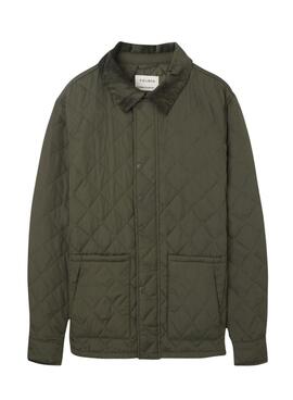 Cazadora Silbon Field clásica verde para hombre