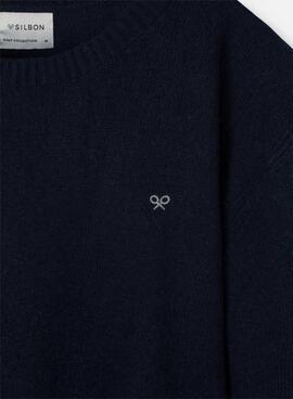 Jersey Silbon Warm azul marino para hombre