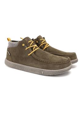 Botines Walkin Pitas Bob verde para hombre