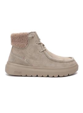 Botines Walkin Pitas Berna beige para mujer