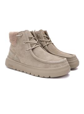 Botines Walkin Pitas Berna beige para mujer
