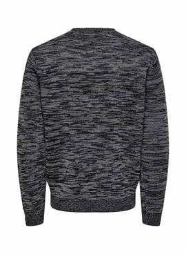 Jersey Only and Sons Trak gris para hombre