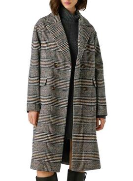Abrigo Pepe Jeans Tasha gris para mujer