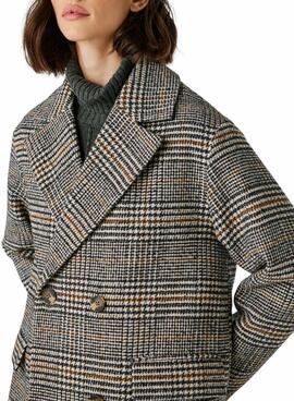 Abrigo Pepe Jeans Tasha gris para mujer