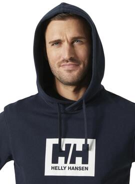 Sudadera Helly Hansen HH Box azul marino para hombre
