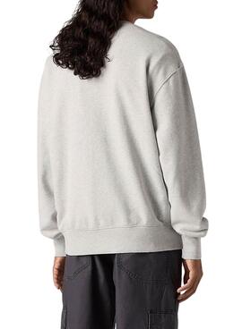 Sudadera Levis Premium graphic gris para hombre