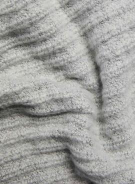 Bufanda Pieces Pyron gris para mujer