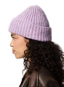 Gorro Pieces Milla rosa para mujer