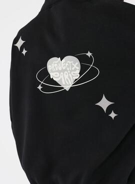 Sudadera Project x Paris Heart negro para hombre