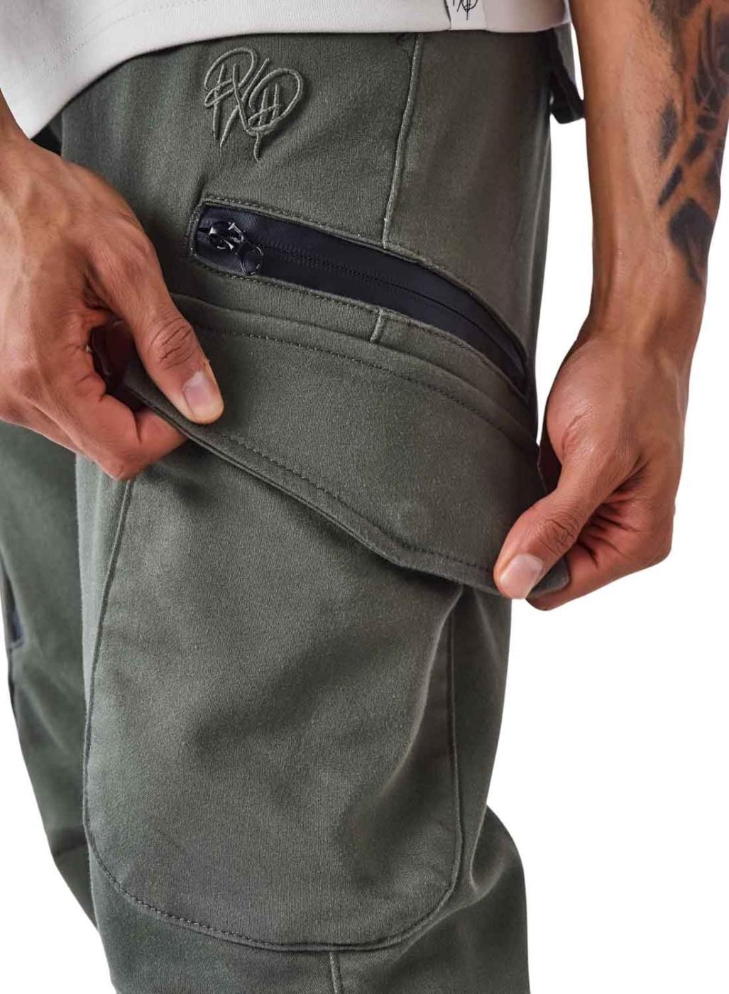 Pantalón cargo Project x Paris verde para hombre