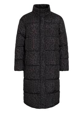 Abrigo acolchado Vila Vipuff animal print para mujer