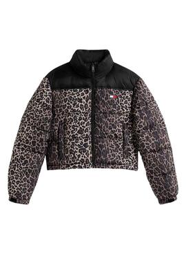 Cazadora Tommy Jeans Leopard para mujer