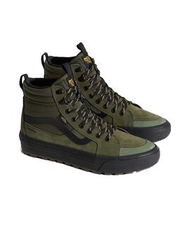 Zapatillas Vans Sk8-Hi Waterproof verde para hombre