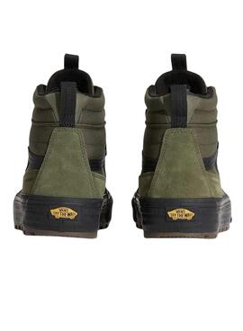 Zapatillas Vans Sk8-Hi Waterproof verde para hombre